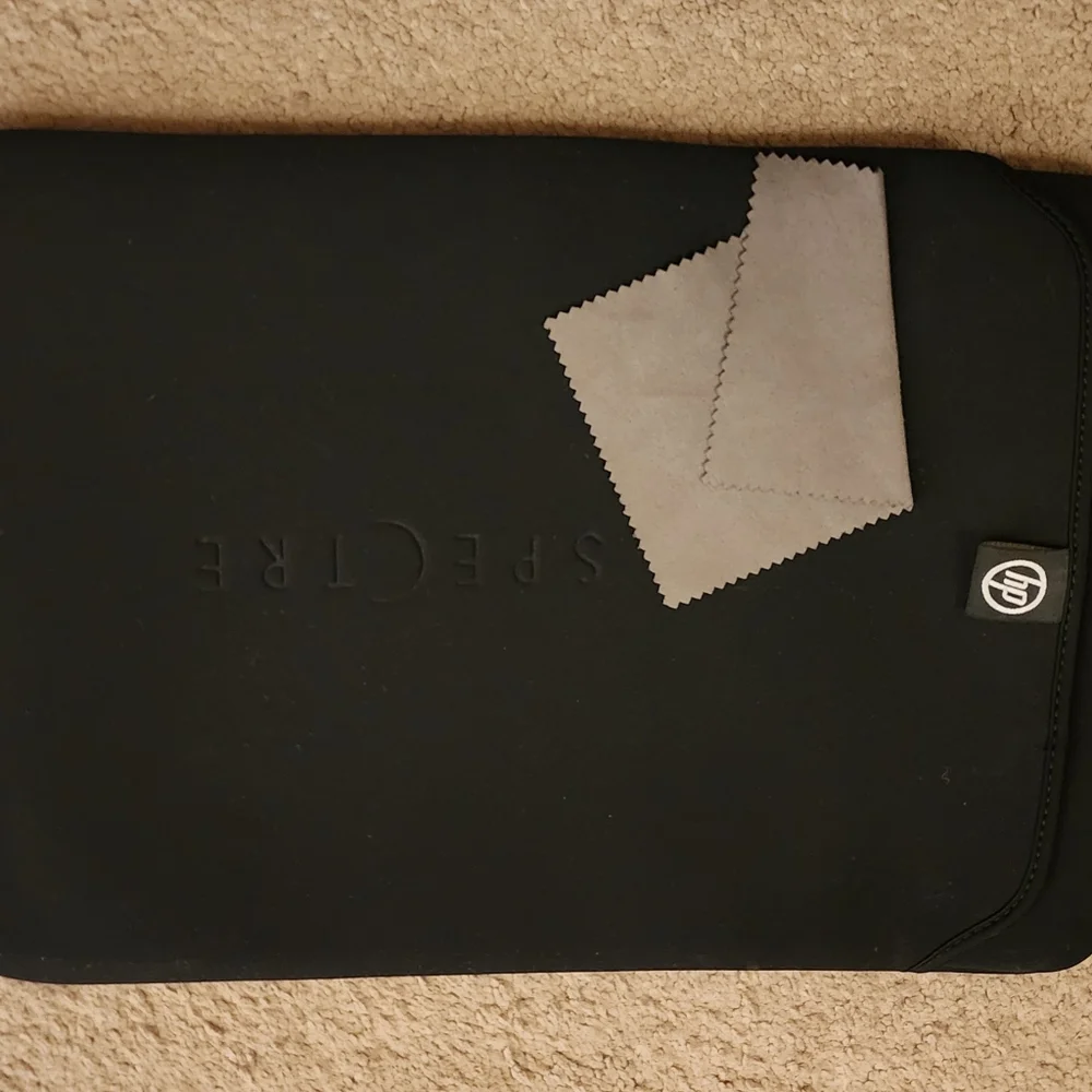 Black HP Spectrum Soft Laptop Case